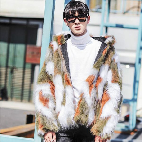 men's trench coats 2021 korean version of the tide coat printed windbreaker fur wool warm hooded faux plus velvet cotton jacket, Tan;black
men's trench coats 2021 korean version of the tide coat printed windbreaker fur wool warm hooded faux plus velvet cotton jacket, Tan;black
