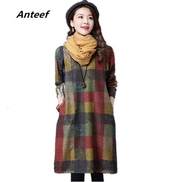 long sleeve cotton woolen plus size vintage women casual loose midi autumn winter dress elegant clothes 2019 ladies dresses ly191115, Black;pink
long sleeve cotton woolen plus size vintage women casual loose midi autumn winter dress elegant clothes 2019 ladies dresses ly191115, Black;pink