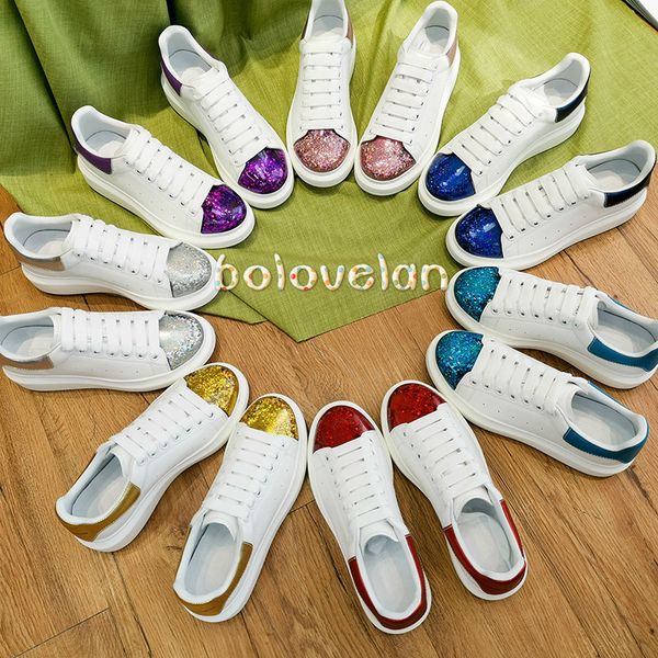 2019 new leather inside thickening thick reflective couple casual shoes women's shoes, Black
2019 new leather inside thickening thick reflective couple casual shoes women's shoes, Black