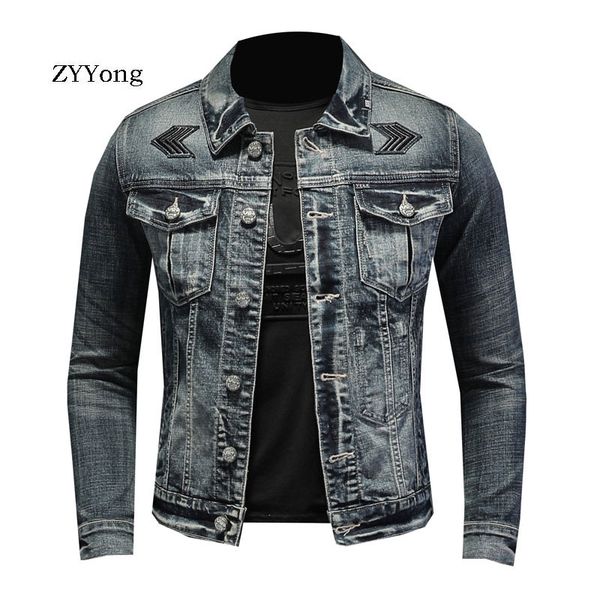 spring bomber blue denim jacket men jeans coats motorcycle casual slim clothing overcoat outwear ropa hombre, Black;brown
spring bomber blue denim jacket men jeans coats motorcycle casual slim clothing overcoat outwear ropa hombre, Black;brown