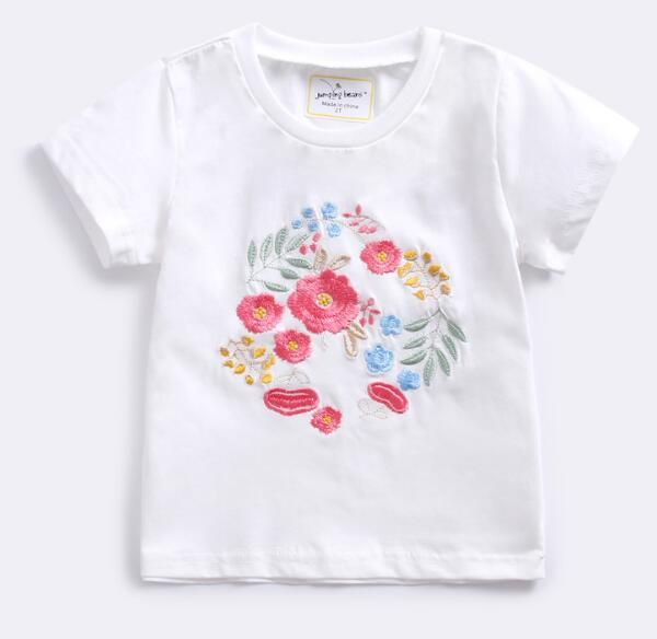 2019 new summer pure cotton children embroidered t-shirt summer clothing wholesale, Blue
2019 new summer pure cotton children embroidered t-shirt summer clothing wholesale, Blue