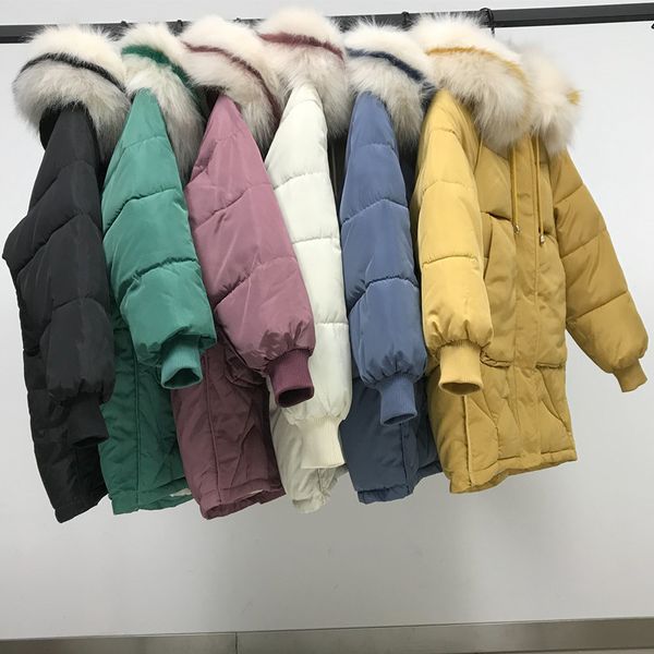 parkas 2019 korean style winter jacket women 6 colors hooded thicken fur collar female parka outwear warm ladies coat pz2020, Tan;black
parkas 2019 korean style winter jacket women 6 colors hooded thicken fur collar female parka outwear warm ladies coat pz2020, Tan;black