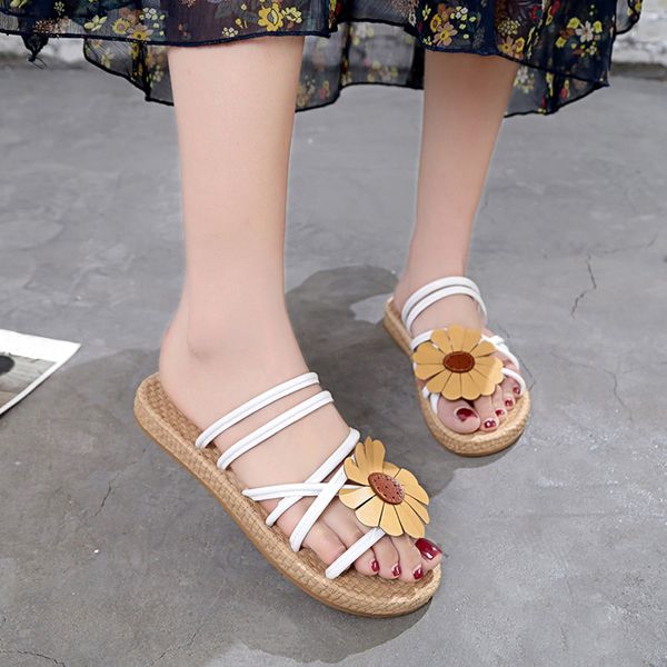 fashion women sandals slippers shoes for female open toe flower flat heel anti skidding beach shoes sandals slipper gladiator, Black
fashion women sandals slippers shoes for female open toe flower flat heel anti skidding beach shoes sandals slipper gladiator, Black