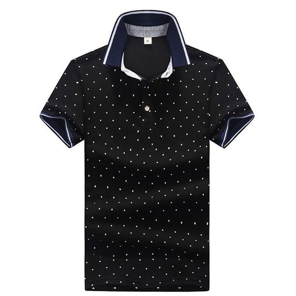 men's t-shirts japan mens dots printed knit cotton short sleeve stand collar handsome male gentleman elastic black white tees, White;black
men's t-shirts japan mens dots printed knit cotton short sleeve stand collar handsome male gentleman elastic black white tees, White;black