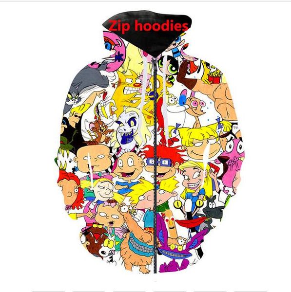 wholesale- fashion womens/mens cartoon characters 90s funny 3d print zipper jumper sweatshirt hoodies lr013, Black;brown
wholesale- fashion womens/mens cartoon characters 90s funny 3d print zipper jumper sweatshirt hoodies lr013, Black;brown