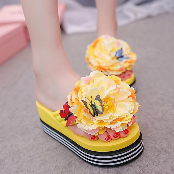 woman platform flowers flip flops butterfly slipper women shoes wedges slippers beach shoes outside slides ladies 67h16, Black
woman platform flowers flip flops butterfly slipper women shoes wedges slippers beach shoes outside slides ladies 67h16, Black