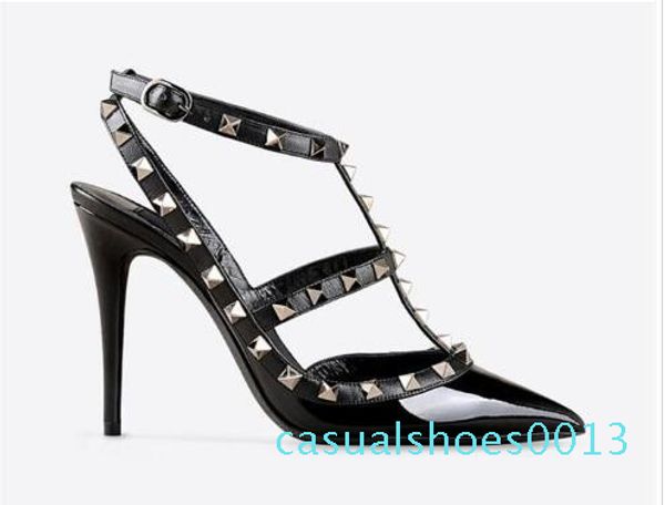 shopping pointed toe 2-strap with studs high heels patent leather rivets sandals women shoes valentine high heel shoes c13, Black
shopping pointed toe 2-strap with studs high heels patent leather rivets sandals women shoes valentine high heel shoes c13, Black