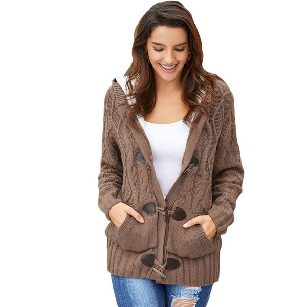 women's knits & tees knitting warm winter long sleeve loose party casual gift button down women cardigan hooded with pockets plush autu, White
women's knits & tees knitting warm winter long sleeve loose party casual gift button down women cardigan hooded with pockets plush autu, White