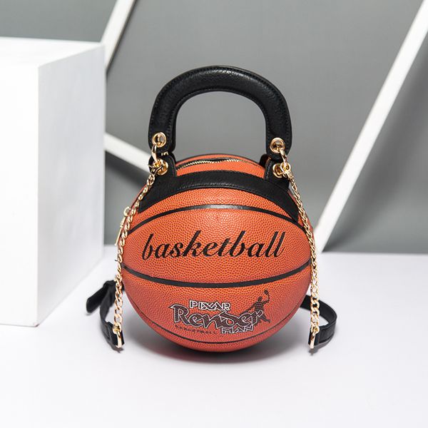 2020 new style round backpack, basketball style creative bag, handbag single shoulder chain oblique cross bag
2020 new style round backpack, basketball style creative bag, handbag single shoulder chain oblique cross bag