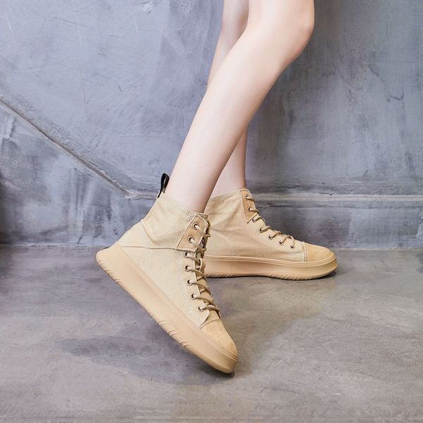 autumn martin boots female british wind students flat walking shoes leather canvas shoes high to help wild sports zq-32
autumn martin boots female british wind students flat walking shoes leather canvas shoes high to help wild sports zq-32
