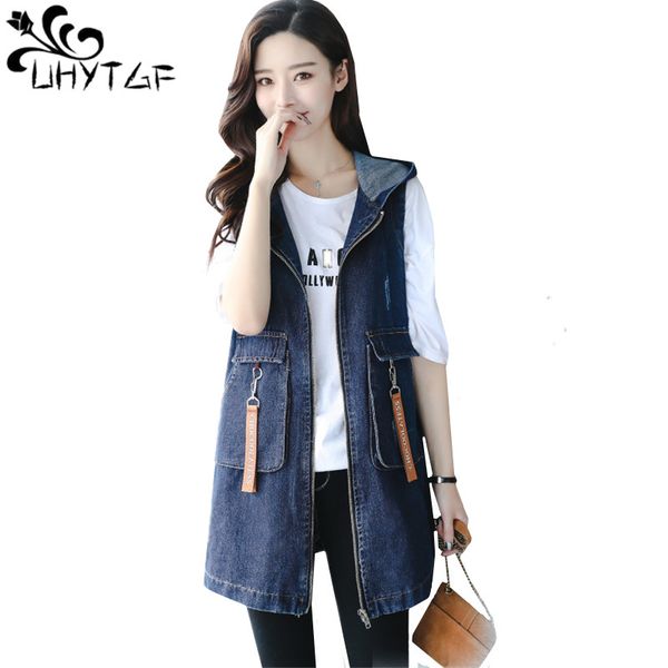 uhytgf s-3xl plus size jacket vest coats women fashion hooded sleeveless vest female spring autumn denim waistcoat coat 1233, Black;white
uhytgf s-3xl plus size jacket vest coats women fashion hooded sleeveless vest female spring autumn denim waistcoat coat 1233, Black;white