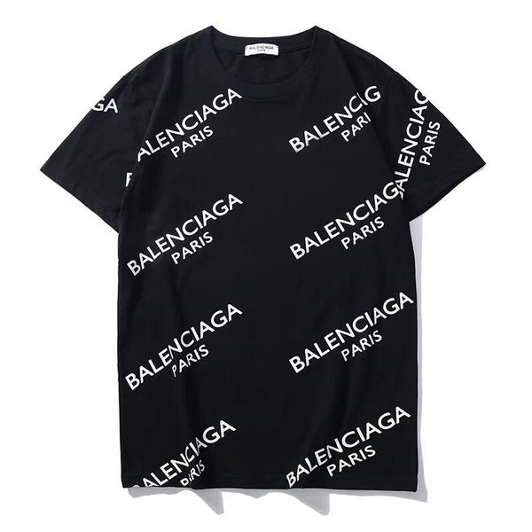 womens mens t shirt with brand letter print 2019 new fashion trend tees short sleeve casual tees s-2xl*21, White;black
womens mens t shirt with brand letter print 2019 new fashion trend tees short sleeve casual tees s-2xl*21, White;black