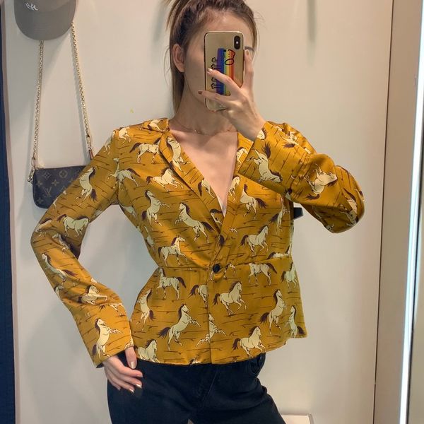 personality women shirt animal blouse autumn 2019 new fashion horse prints long sleeve shirts modern lady casual, White
personality women shirt animal blouse autumn 2019 new fashion horse prints long sleeve shirts modern lady casual, White