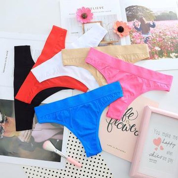 2019 women seamless underwear t-sting control panties with nylon fabric low waist t-string comfortable fantacy colors briefs, Black;pink
2019 women seamless underwear t-sting control panties with nylon fabric low waist t-string comfortable fantacy colors briefs, Black;pink