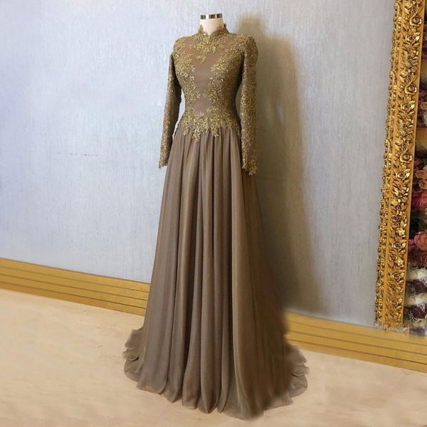 2020 elegant woman plus size long sleeves muslim arabic evening gowns prom tulle skirt dresses formal party dress, Black
2020 elegant woman plus size long sleeves muslim arabic evening gowns prom tulle skirt dresses formal party dress, Black