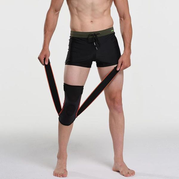 professional knee brace compression knee guard ligament joint protective belt support size l, Black;gray
professional knee brace compression knee guard ligament joint protective belt support size l, Black;gray