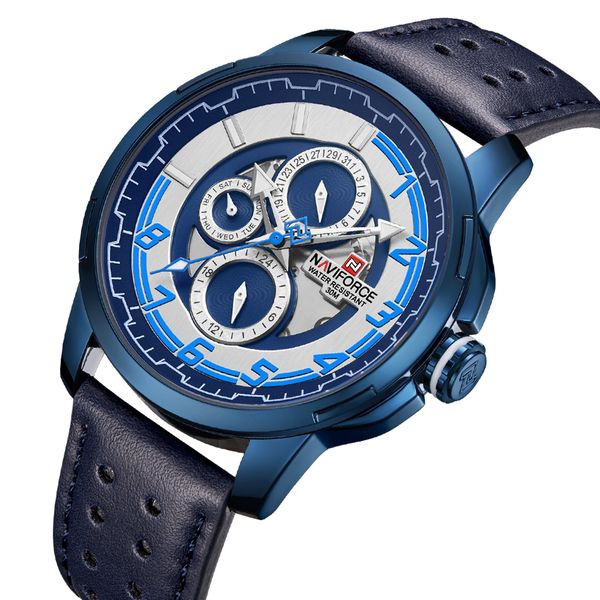 naviforce mens watches waterproof 24 hour date quartz watch leather sport waterproof clock relogio masculino, Slivery;brown
naviforce mens watches waterproof 24 hour date quartz watch leather sport waterproof clock relogio masculino, Slivery;brown