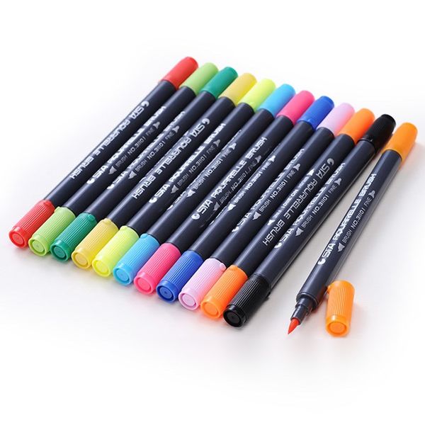 Single Art Marker Dual Head Water Soluble Artist Sketch Alcohol Brush Markers for Animation Manga Drawing Coloring
Single Art Marker Dual Head Water Soluble Artist Sketch Alcohol Brush Markers for Animation Manga Drawing Coloring