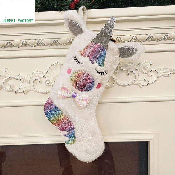 chrismas large unicorn socks gift bags candy bag cloth xmas tree ornament hanging pendant for children chrismas decoration 08
chrismas large unicorn socks gift bags candy bag cloth xmas tree ornament hanging pendant for children chrismas decoration 08