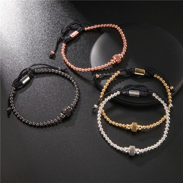 cz bracelet men women lover jewelry fashion cz tube cylinder copper beads braided macrame bracelets for women gift, Golden;silver
cz bracelet men women lover jewelry fashion cz tube cylinder copper beads braided macrame bracelets for women gift, Golden;silver