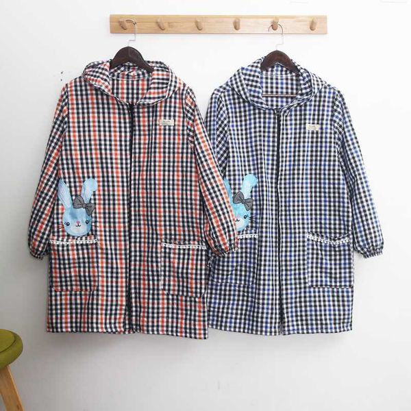 pure cotton hooded long sleeve zipper is dressing men and women to increase the apron
pure cotton hooded long sleeve zipper is dressing men and women to increase the apron