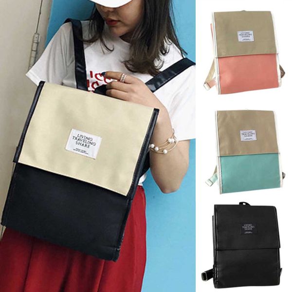 40#women 2019 new fashion contrast color backpack student bag casual computer bag bolsa mochila feminina mochila mujer
40#women 2019 new fashion contrast color backpack student bag casual computer bag bolsa mochila feminina mochila mujer