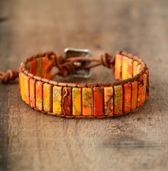 bohemian bracelets tube natural stonse single leather wrap bracelet beaded couples bracelet riend gifts dropship, Black
bohemian bracelets tube natural stonse single leather wrap bracelet beaded couples bracelet riend gifts dropship, Black