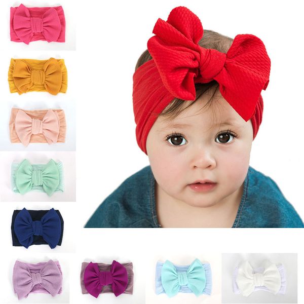 new europe baby girls tuban big bow headband kids bowknot hairband children bandanas nylon elastic head band 18 colors 15024, Slivery;white
new europe baby girls tuban big bow headband kids bowknot hairband children bandanas nylon elastic head band 18 colors 15024, Slivery;white
