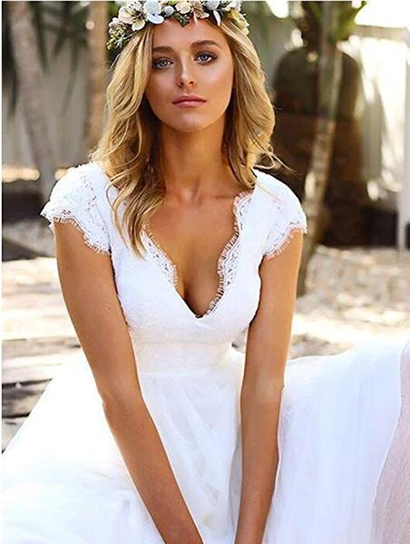 женщин v шеи шнурок короткое свадебное платье длины лодыжки boho открытый свадьбы, White
женщин v шеи шнурок короткое свадебное платье длины лодыжки boho открытый свадьбы, White