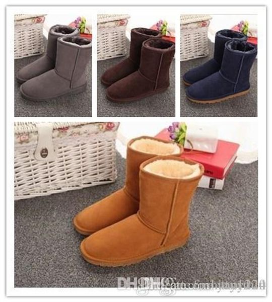 новые австралийские классические ботинки снега для зимы 2019 высокого качества роскошные сапоги для женщин зимней моды мужчин и женщин, Black 
новые австралийские классические ботинки снега для зимы 2019 высокого качества роскошные сапоги для женщин зимней моды мужчин и женщин, Black