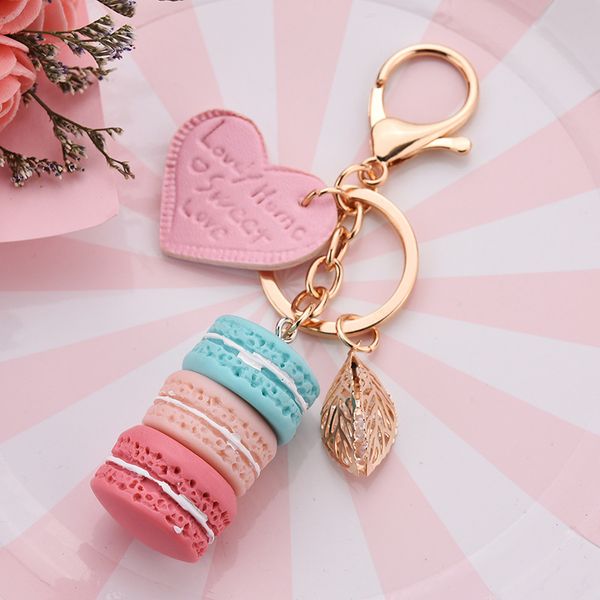 key chain new macaron cake keychain pu love alloy leaf key chain charm bag pendant key ring party gift jewelry, Silver
key chain new macaron cake keychain pu love alloy leaf key chain charm bag pendant key ring party gift jewelry, Silver