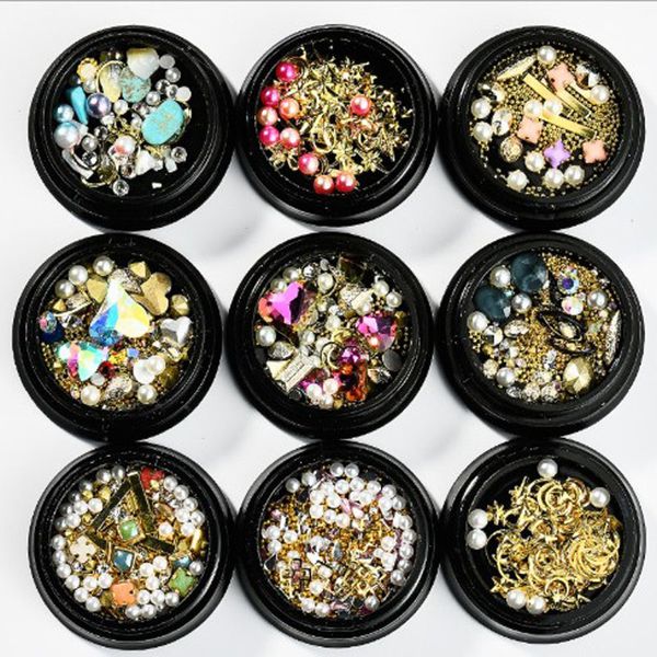 mixed style nail art decorations rhinestones pearl caviar beads gem nail rivet sequins jewelry crystals nails accessories, Silver;gold
mixed style nail art decorations rhinestones pearl caviar beads gem nail rivet sequins jewelry crystals nails accessories, Silver;gold