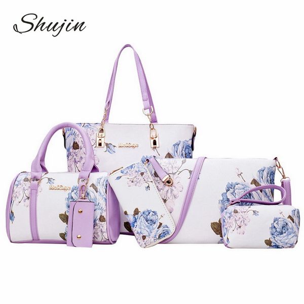 shujin new fashion women handbags print pu leather composite bag clutch set large messenger shoulder bag purse female sac femme
shujin new fashion women handbags print pu leather composite bag clutch set large messenger shoulder bag purse female sac femme