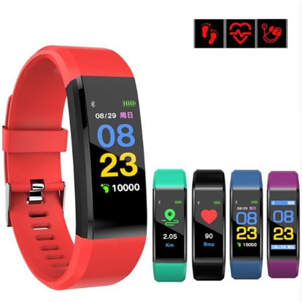 Fitbit ID115 Plus Smart Band Bracelet Color LCD Screen Fitness Tracker Pedometer Heart Rate Blood Pressure Monitor Bands Wristband
Fitbit ID115 Plus Smart Band Bracelet Color LCD Screen Fitness Tracker Pedometer Heart Rate Blood Pressure Monitor Bands Wristband