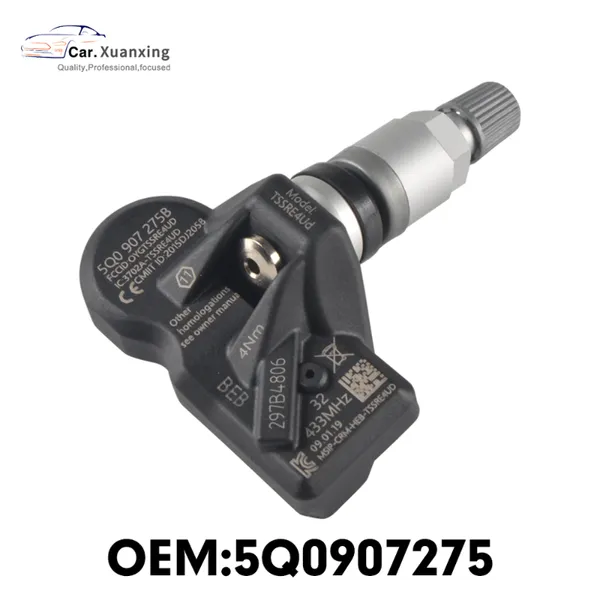 

5q0907275 tire pressure sensor monitoring system tpms 433mhz for tou-areg 2015 for au-di a6 q7 r8 4 s4 s6 por-sche