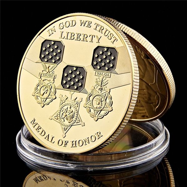 usa ny statue of liberty symbol in god we trust world peace craft gold plated challenge coins collectibles
usa ny statue of liberty symbol in god we trust world peace craft gold plated challenge coins collectibles