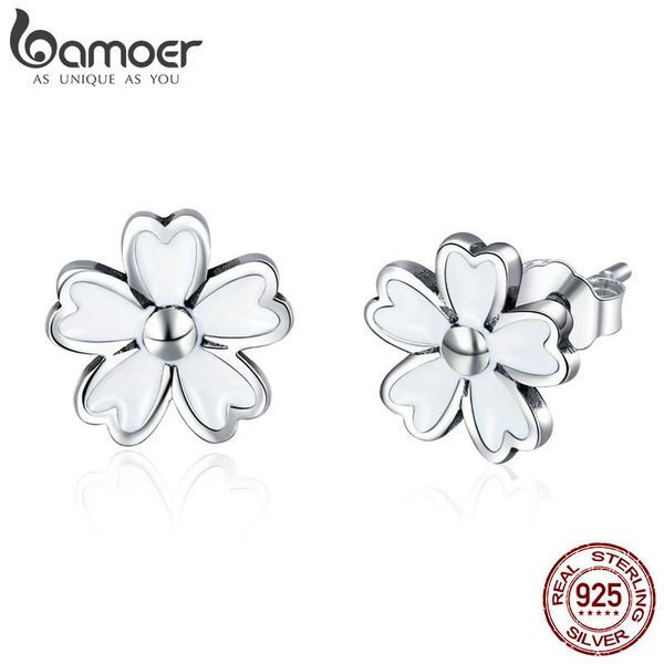 bamoer new collection 925 sterling silver white enamel daisy flower stud earrings for women earrings silver jewelry sce418, Golden
bamoer new collection 925 sterling silver white enamel daisy flower stud earrings for women earrings silver jewelry sce418, Golden