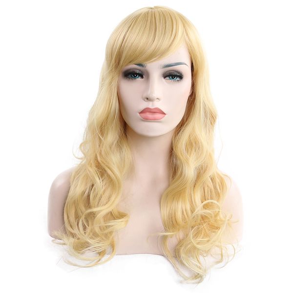 euro-american good quality long wavy females hair gold wigs for daily use ig, Black
euro-american good quality long wavy females hair gold wigs for daily use ig, Black