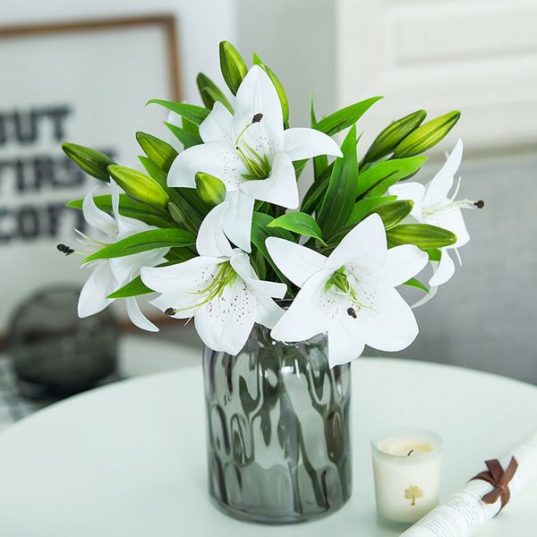 5pcs/lot home living room decor white/pink 30cm real touch plastic lily wedding events party favor artificial flowers
5pcs/lot home living room decor white/pink 30cm real touch plastic lily wedding events party favor artificial flowers