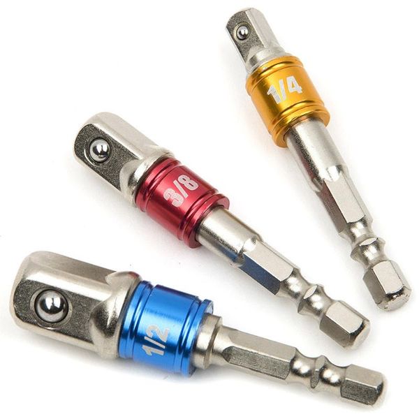 socket bit adapter set hex shank to 1/4" 3/8" 1/2" impact drill bit driver electrical drilling heads
socket bit adapter set hex shank to 1/4" 3/8" 1/2" impact drill bit driver electrical drilling heads