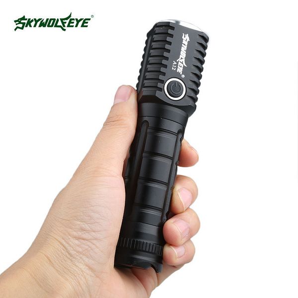 skywolfeye high light t6 high-power led light aluminium alloy flashlight outdoors go hunting flashlight
skywolfeye high light t6 high-power led light aluminium alloy flashlight outdoors go hunting flashlight