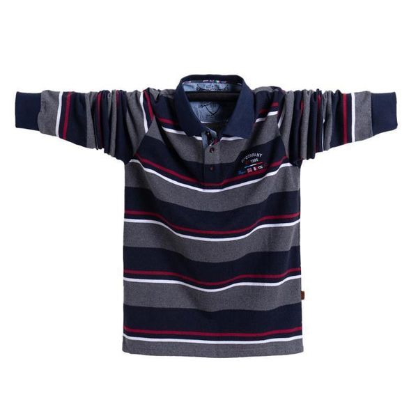 excellent quality men's long sleeved shirt big size striped cotton polos shirts casual mens lapel shirt tees plus 5xl, White;black
excellent quality men's long sleeved shirt big size striped cotton polos shirts casual mens lapel shirt tees plus 5xl, White;black