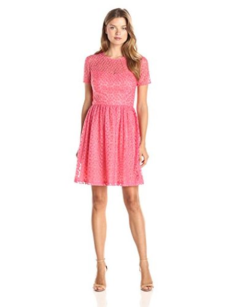 trina trina turk women's paris embroidered daisy mesh fit n flare dress, Black;gray
trina trina turk women's paris embroidered daisy mesh fit n flare dress, Black;gray