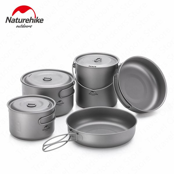 naturehike titanium tableware outdoor picnic camping cookware ultralight titanium pot pan 2-3 persons camping picnic cookware
naturehike titanium tableware outdoor picnic camping cookware ultralight titanium pot pan 2-3 persons camping picnic cookware
