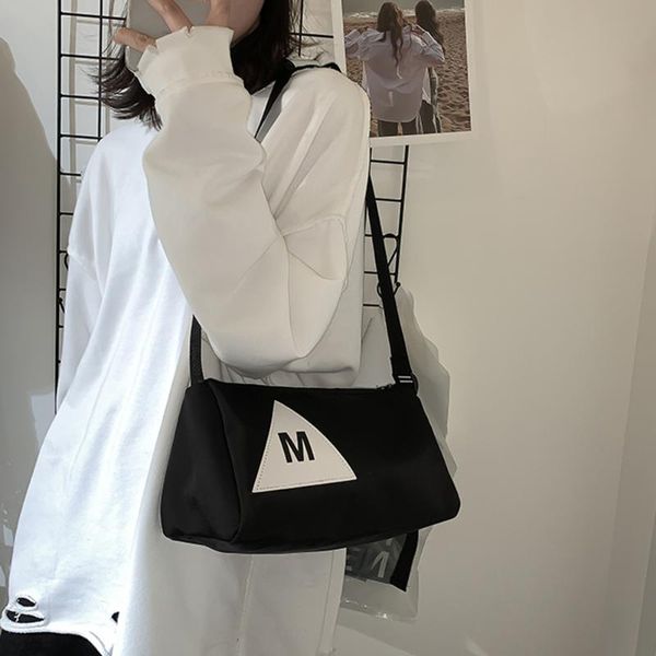 exquisite nylon messenger bag sports street letters triangle printing splicing handbags casual shoulder crossbody bags
exquisite nylon messenger bag sports street letters triangle printing splicing handbags casual shoulder crossbody bags