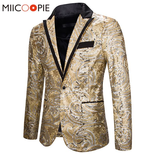 luxury glitter blazer men fashion golden silver sequin single button blazer hombre nightclub stage slim fit mens christmas suit, White;black
luxury glitter blazer men fashion golden silver sequin single button blazer hombre nightclub stage slim fit mens christmas suit, White;black