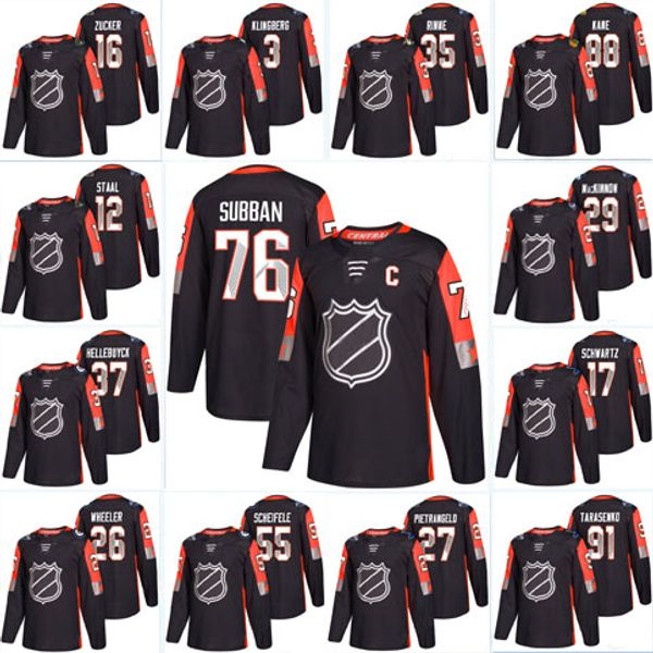 2018 all star game hockey vladimir tarasenko patrick kane pekka rinne mark scheifele eric staal nathan mackinnon john klingberg jerseys, Black;red
2018 all star game hockey vladimir tarasenko patrick kane pekka rinne mark scheifele eric staal nathan mackinnon john klingberg jerseys, Black;red