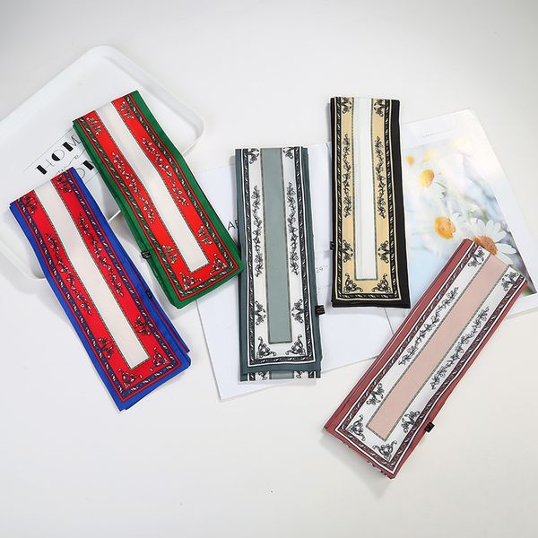 luxury silk scarf women long print hijab hair band small neck scarves Handle Bag Ribbons Flower
luxury silk scarf women long print hijab hair band small neck scarves Handle Bag Ribbons Flower