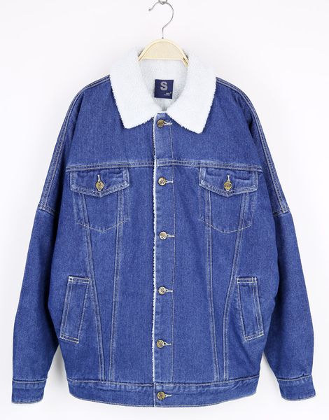 2019 winter new style college style plus velvet jeans coat women's lambs wool thick loose and plus-sized cotton-padded clothes f, Blue;black
2019 winter new style college style plus velvet jeans coat women's lambs wool thick loose and plus-sized cotton-padded clothes f, Blue;black