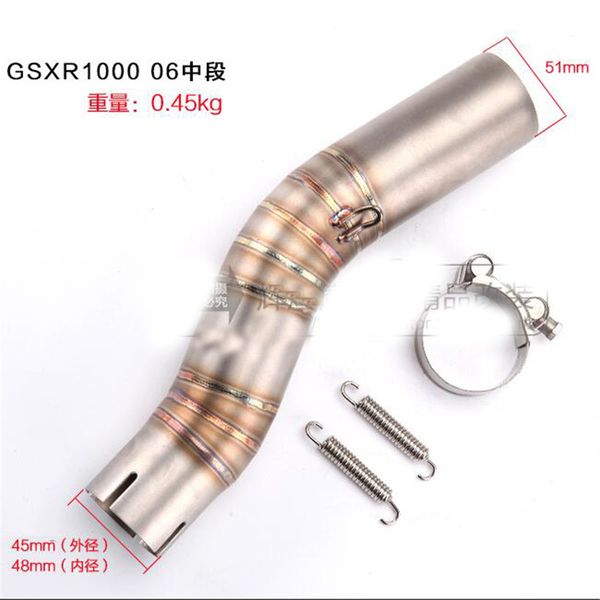 motorcycle parts motorbike moto akrapovic exhaust pipe tube bend with spring for gsxr1000 2006
motorcycle parts motorbike moto akrapovic exhaust pipe tube bend with spring for gsxr1000 2006